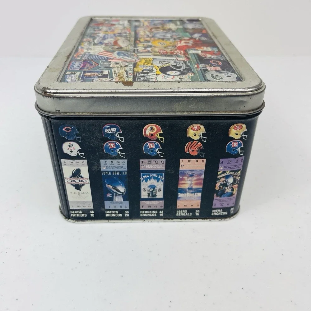 Team NFL Limited Edition Super Bowl XXV Commemorative Tin 1990